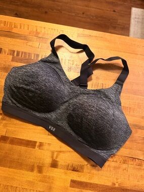 VSX Charcoal Heather Wireless Sports Bra - Dark Gray